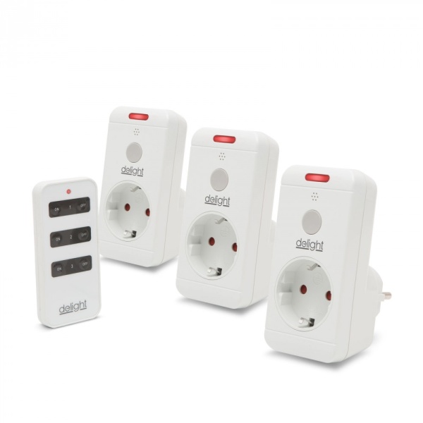 Set 3 Buc Prize Cu Telecomanda 250V 16A 3680W 20300A